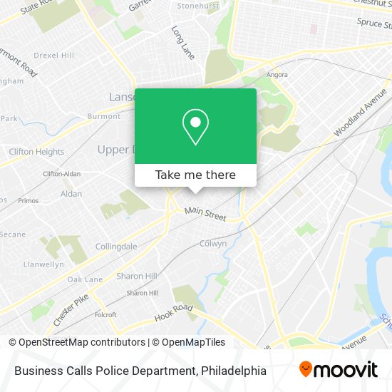 Business Calls Police Department map