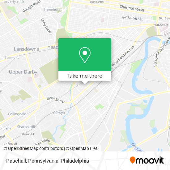 Mapa de Paschall, Pennsylvania