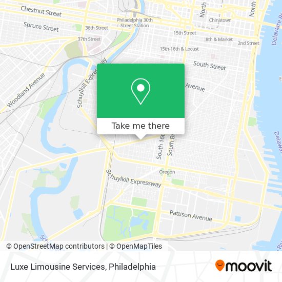 Mapa de Luxe Limousine Services