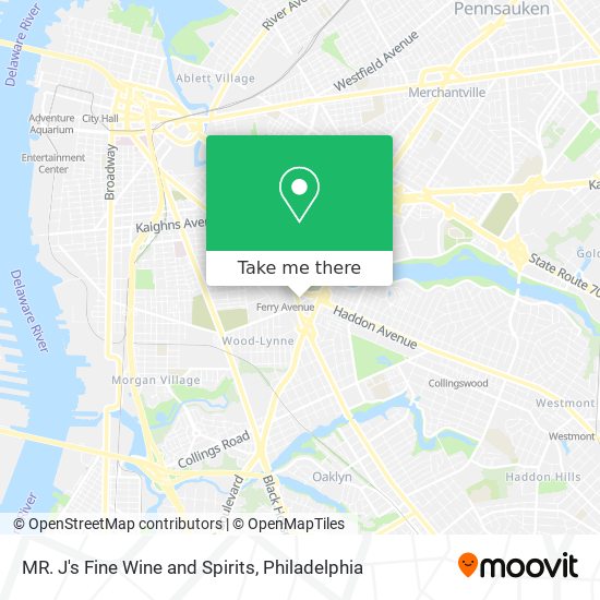 Mapa de MR. J's Fine Wine and Spirits