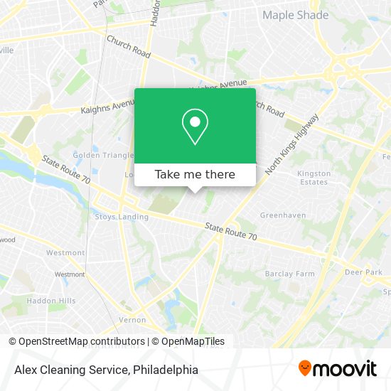 Mapa de Alex Cleaning Service