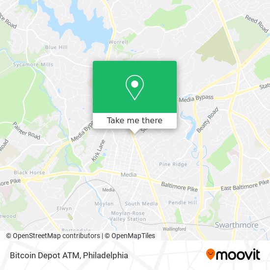 Mapa de Bitcoin Depot ATM