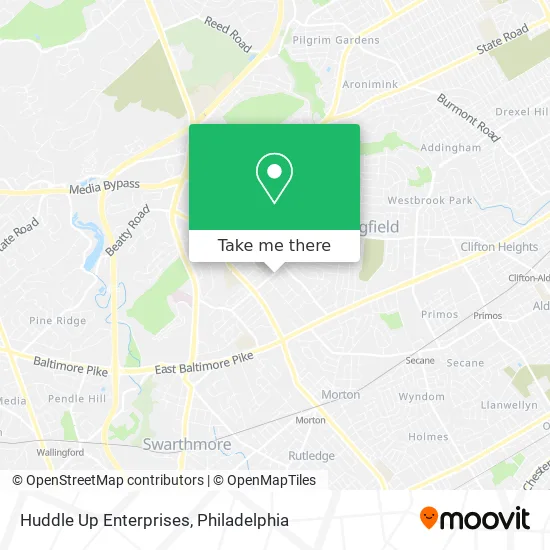 Huddle Up Enterprises map