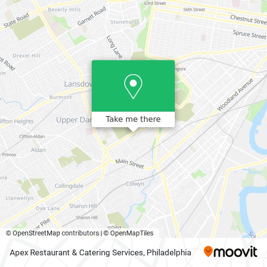 Mapa de Apex Restaurant & Catering Services