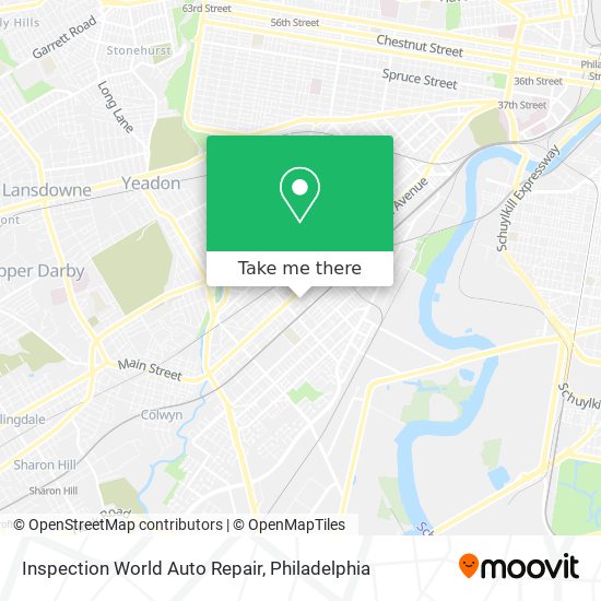 Inspection World Auto Repair map