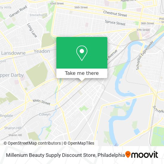 Millenium Beauty Supply Discount Store map