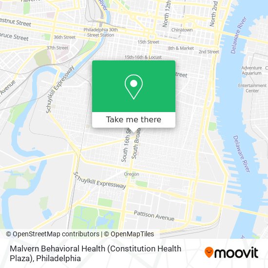 Malvern Behavioral Health (Constitution Health Plaza) map