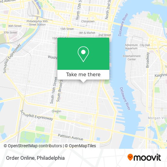 Order Online map