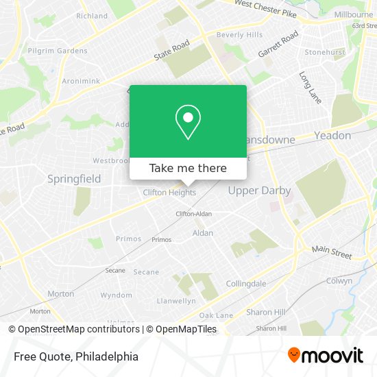 Free Quote map