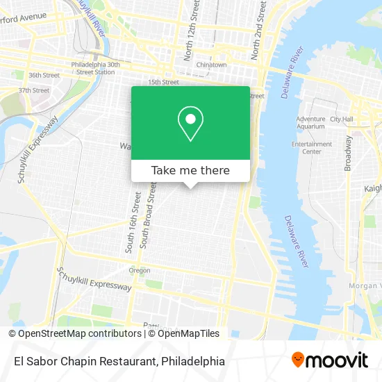 El Sabor Chapin Restaurant map