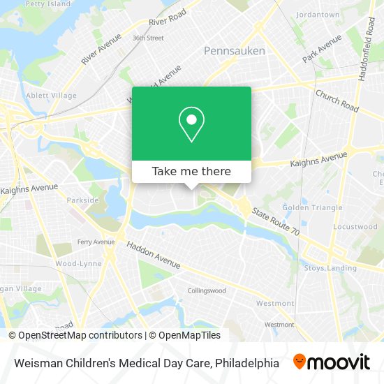 Mapa de Weisman Children's Medical Day Care