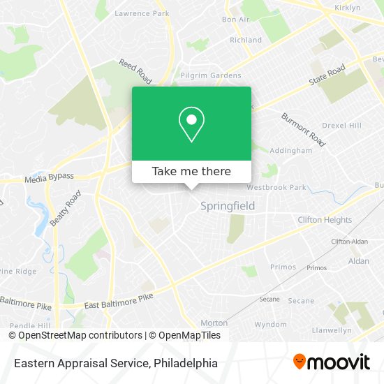 Eastern Appraisal Service map