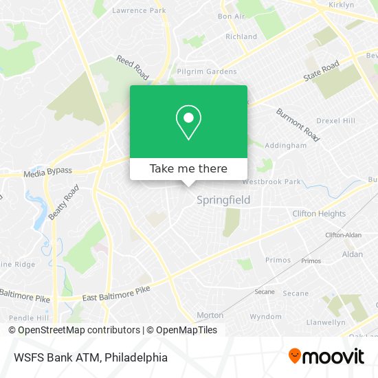 WSFS Bank ATM map