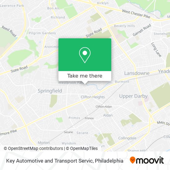 Mapa de Key Automotive and Transport Servic