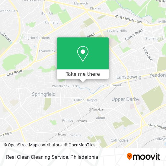 Real Clean Cleaning Service map