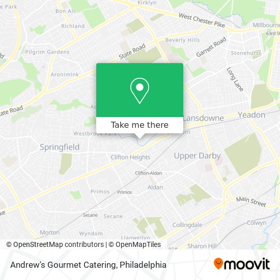 Andrew's Gourmet Catering map