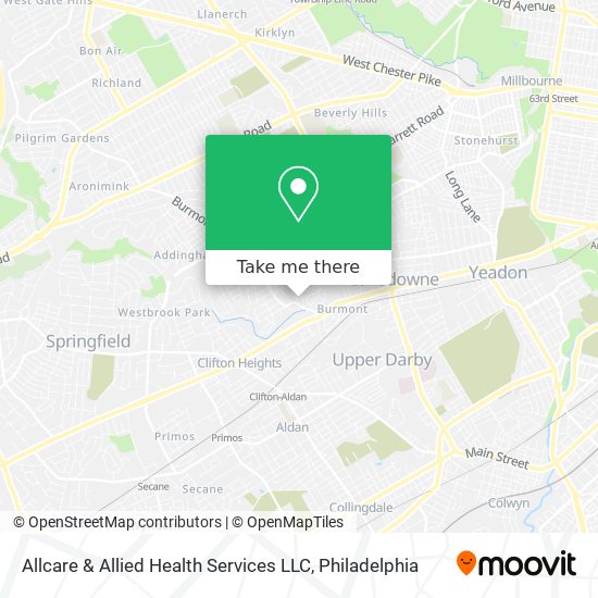 Allcare & Allied Health Services LLC map