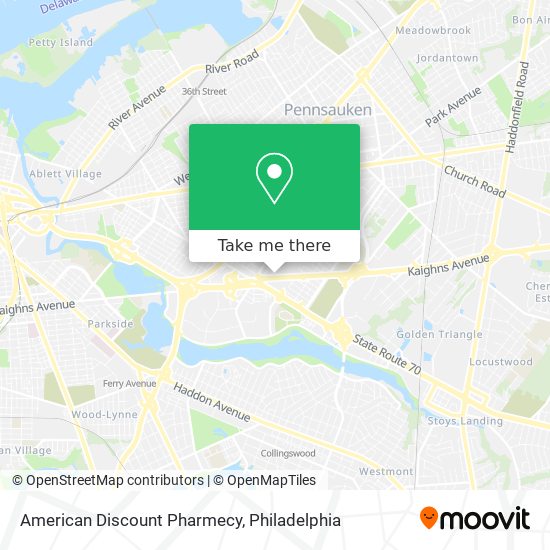 American Discount Pharmecy map