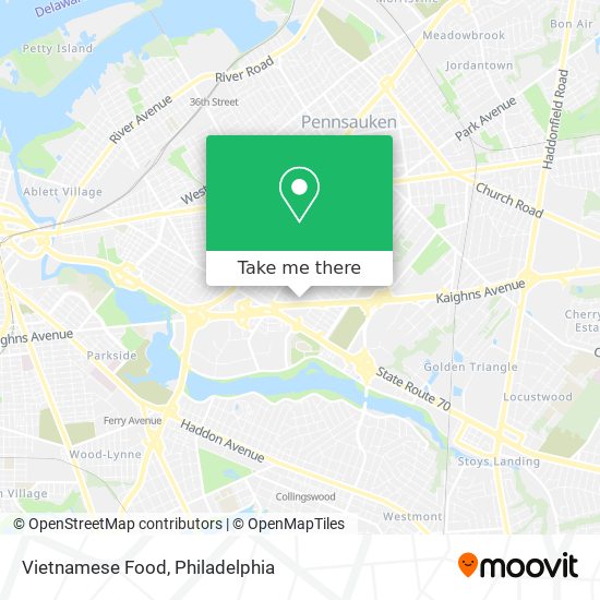 Vietnamese Food map