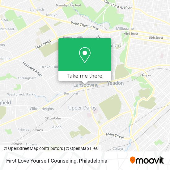 Mapa de First Love Yourself Counseling