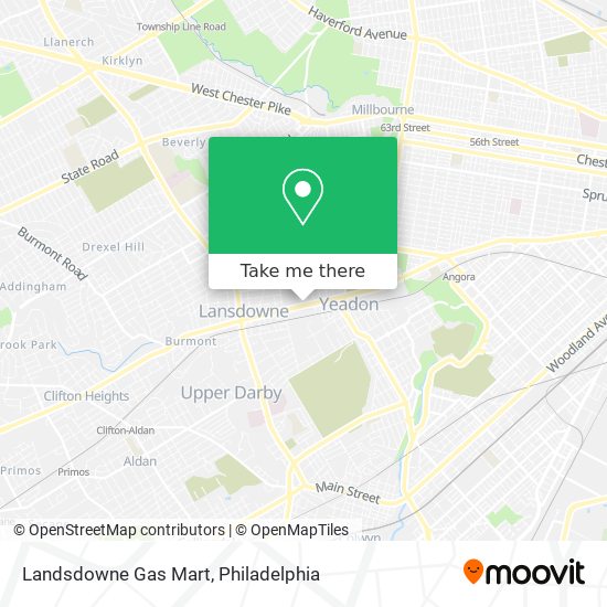 Mapa de Landsdowne Gas Mart