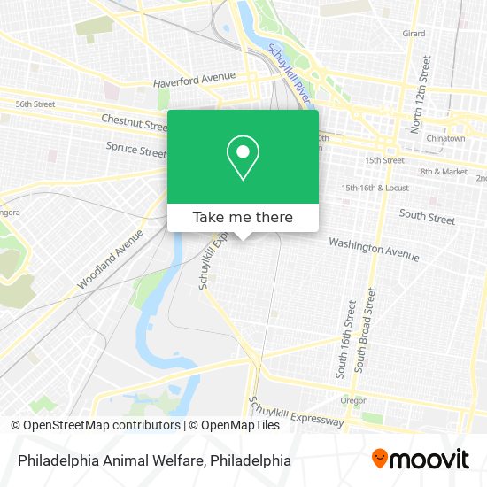 Philadelphia Animal Welfare map