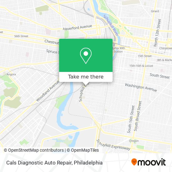 Cals Diagnostic Auto Repair map