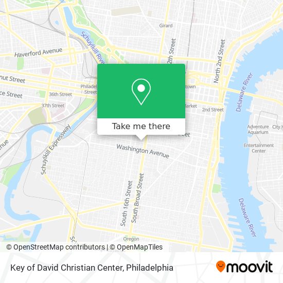 Key of David Christian Center map