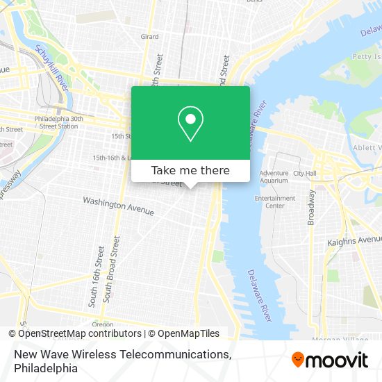 New Wave Wireless Telecommunications map