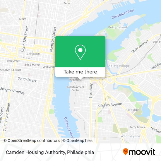 Mapa de Camden Housing Authority