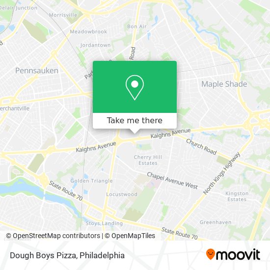 Dough Boys Pizza map