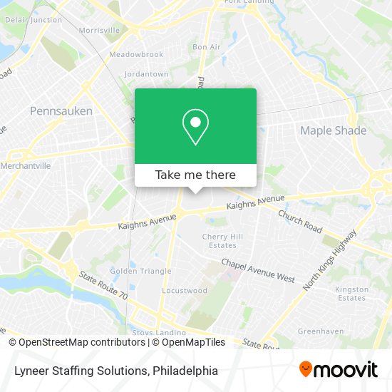 Lyneer Staffing Solutions map