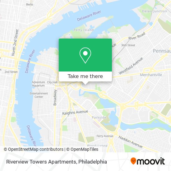 Mapa de Riverview Towers Apartments