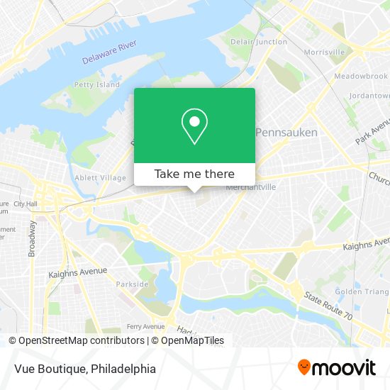 Vue Boutique map