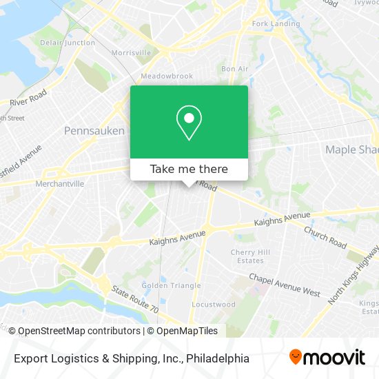 Export Logistics & Shipping, Inc. map