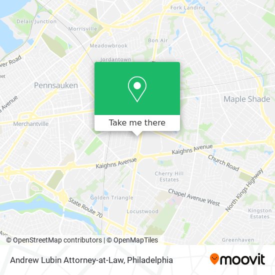 Andrew Lubin Attorney-at-Law map