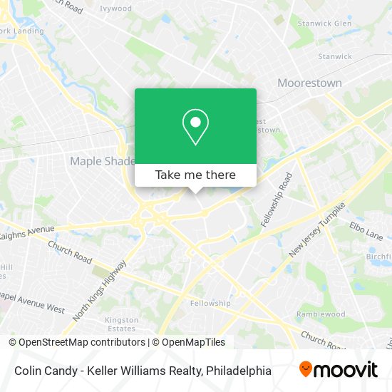 Colin Candy - Keller Williams Realty map