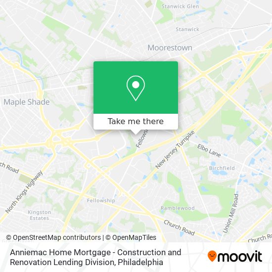 Mapa de Anniemac Home Mortgage - Construction and Renovation Lending Division