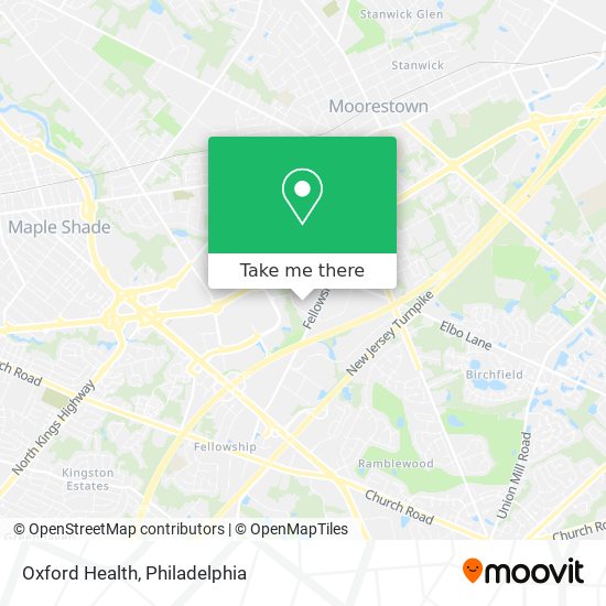 Oxford Health map