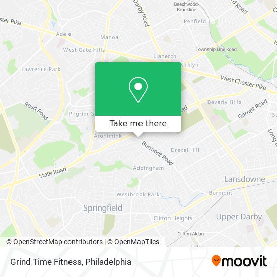 Grind Time Fitness map