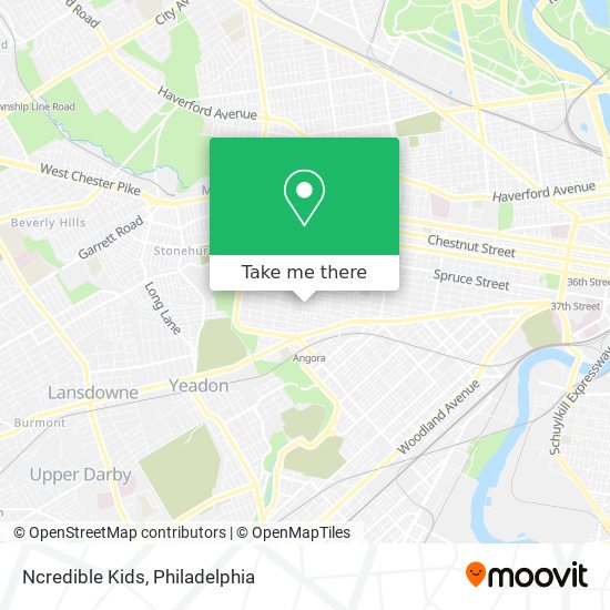 Ncredible Kids map