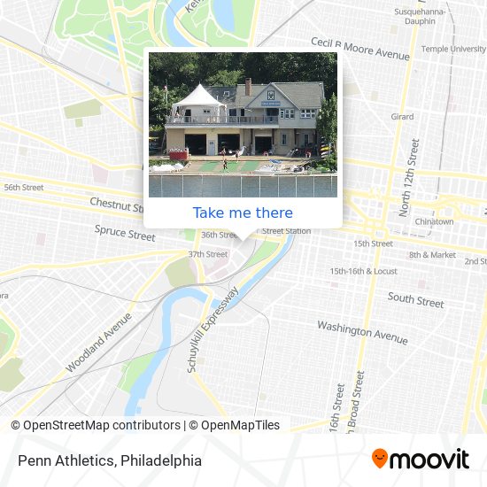 Penn Athletics map