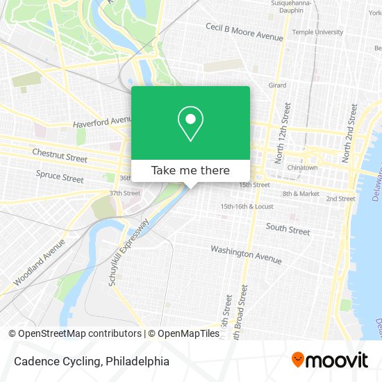 Cadence Cycling map