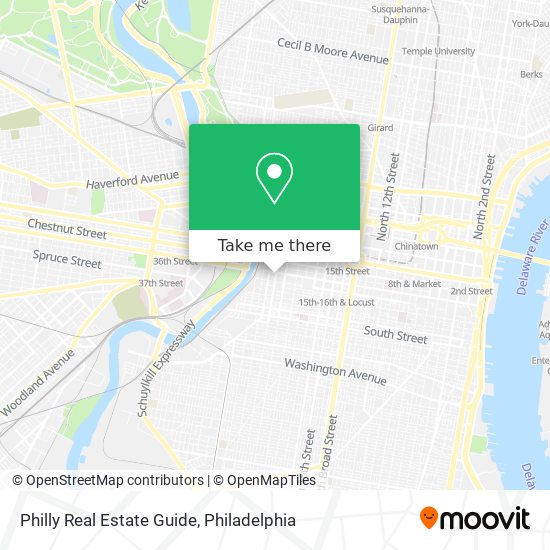 Philly Real Estate Guide map