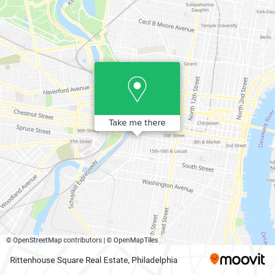 Rittenhouse Square Real Estate map