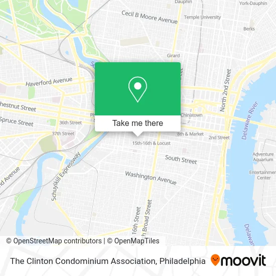 The Clinton Condominium Association map