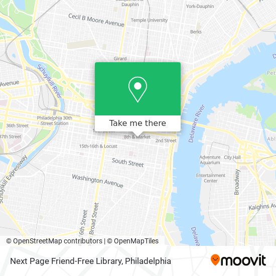 Next Page Friend-Free Library map