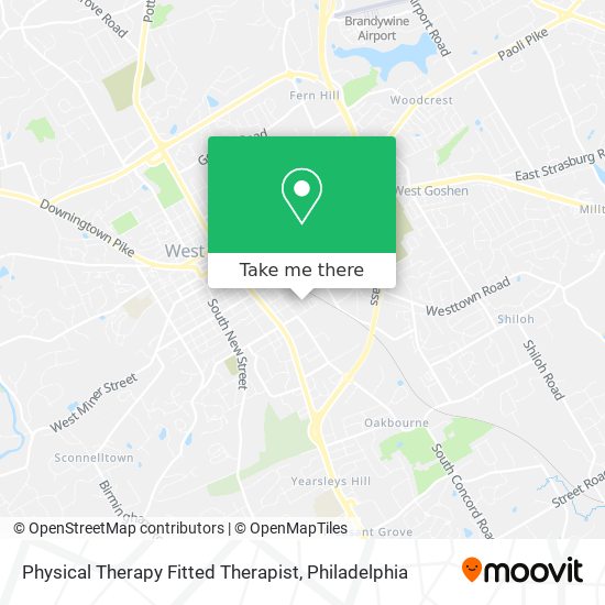 Mapa de Physical Therapy Fitted Therapist