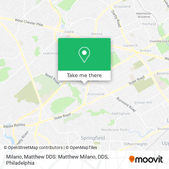 Mapa de Milano, Matthew DDS: Matthew Milano, DDS