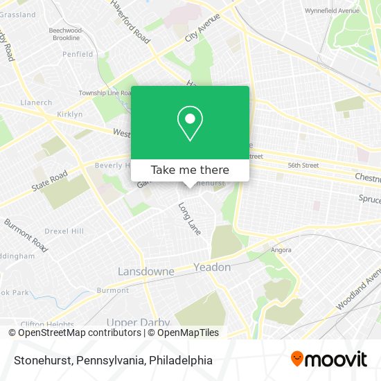 Mapa de Stonehurst, Pennsylvania